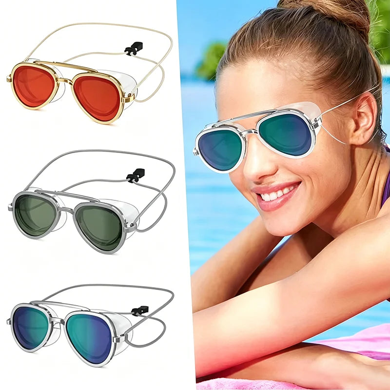 Full-View Anti-Fog Swim Goggles